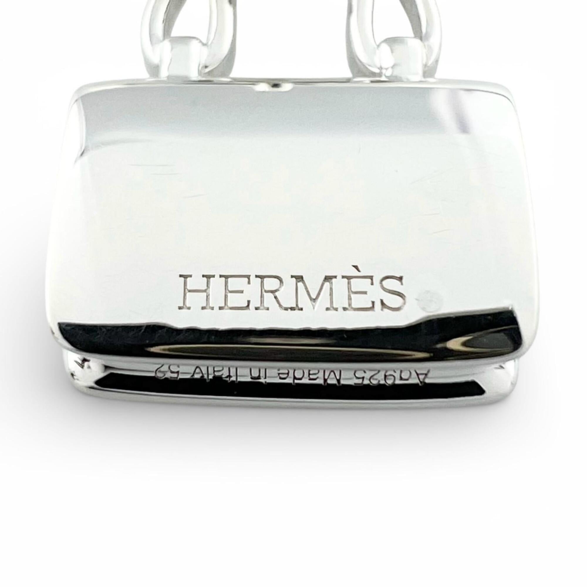 HERMES Amulette Constance Ring, AG925, 2020 model, Silver, Size 52, Made in Italy, Weight: 6.9g, Women's — Like New