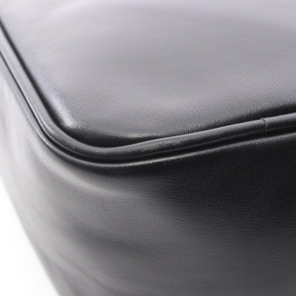 Prada Triangle Shoulder Bag, Leather, Women's, Black, 2VH155