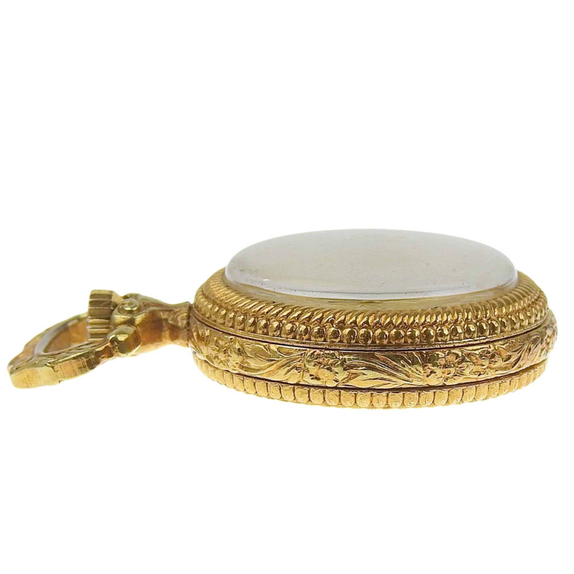 Citizen pocket watch, gold plated, hand-wound, analog display, dial, unisex — Good