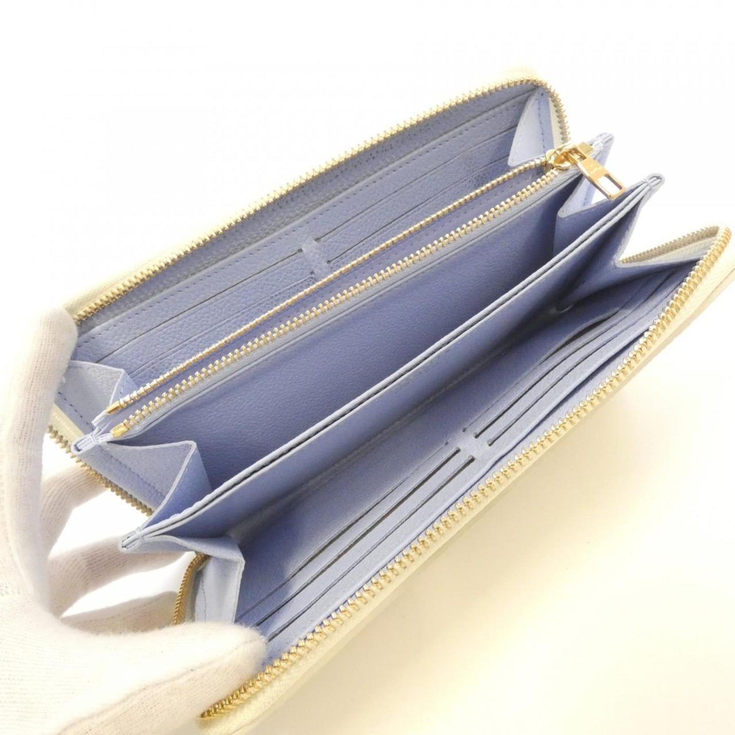 Louis Vuitton Two-Tone Monogram Empreinte Zippy Wallet M83308