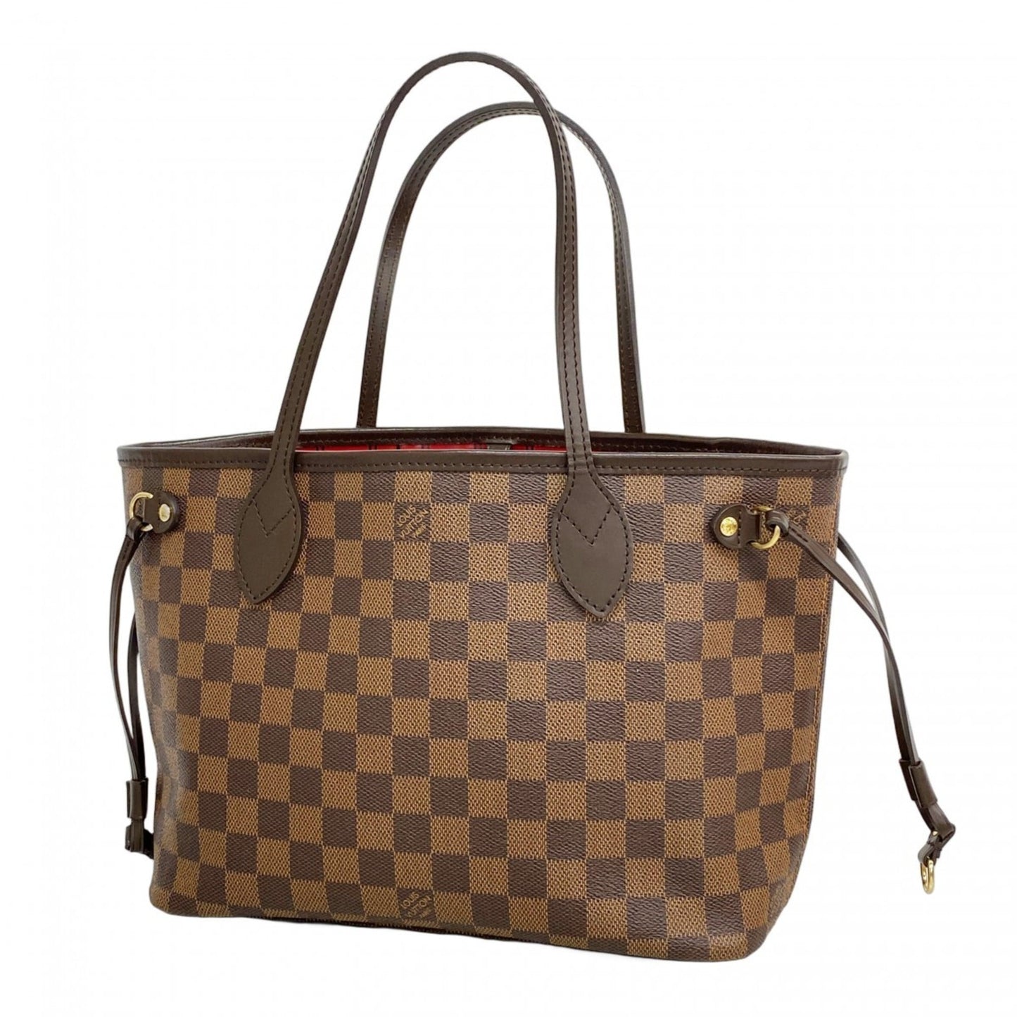 Louis Vuitton Damier Neverfull PM Tote Bag N51109 Ebene for Women