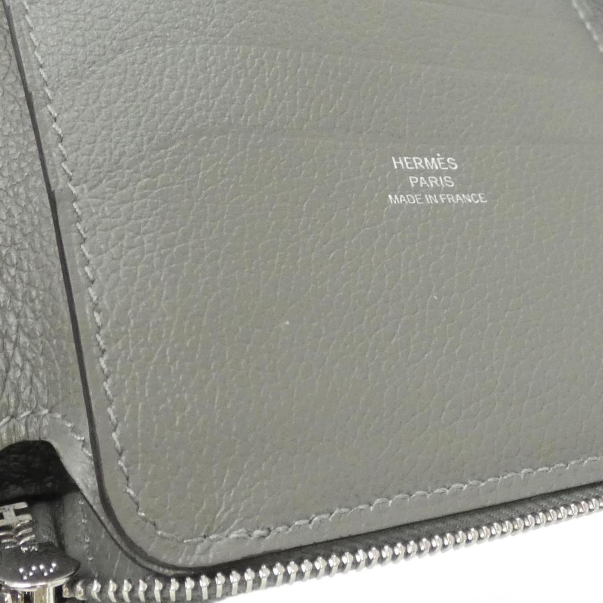 Hermes Hermès Zip En Go 2 Compact Chaine d'Ancre 084212CK Wallet