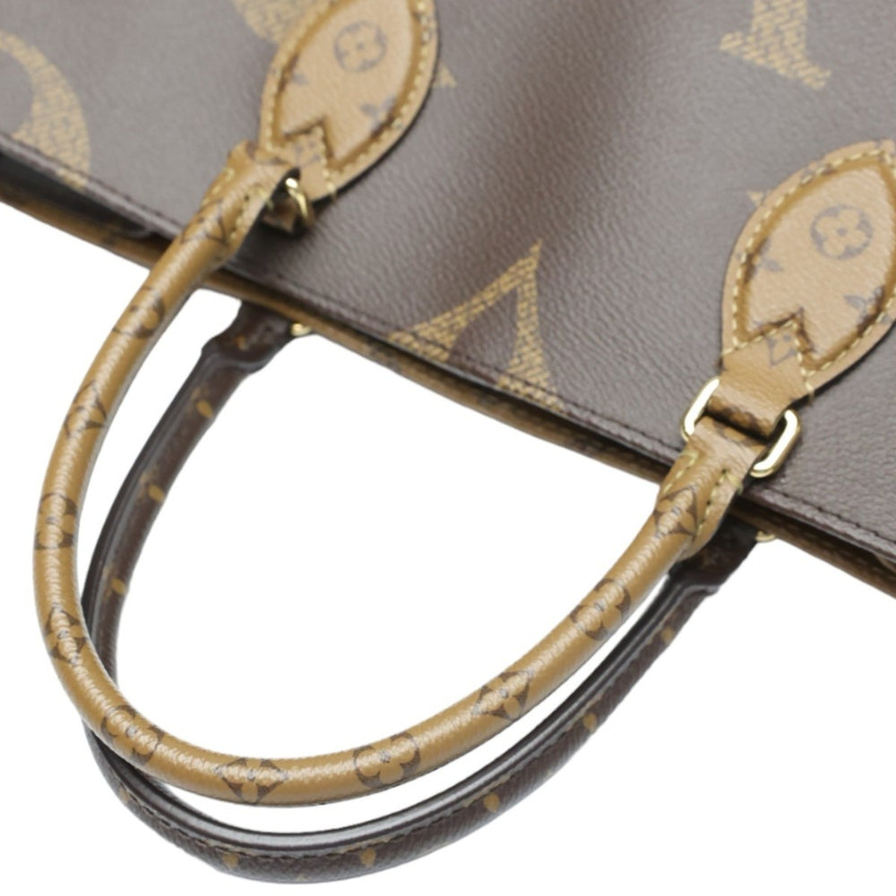 Louis Vuitton LOUIS VUITTON Bag Monogram On the Go MM Canvas M45321 Brown LV — Like New