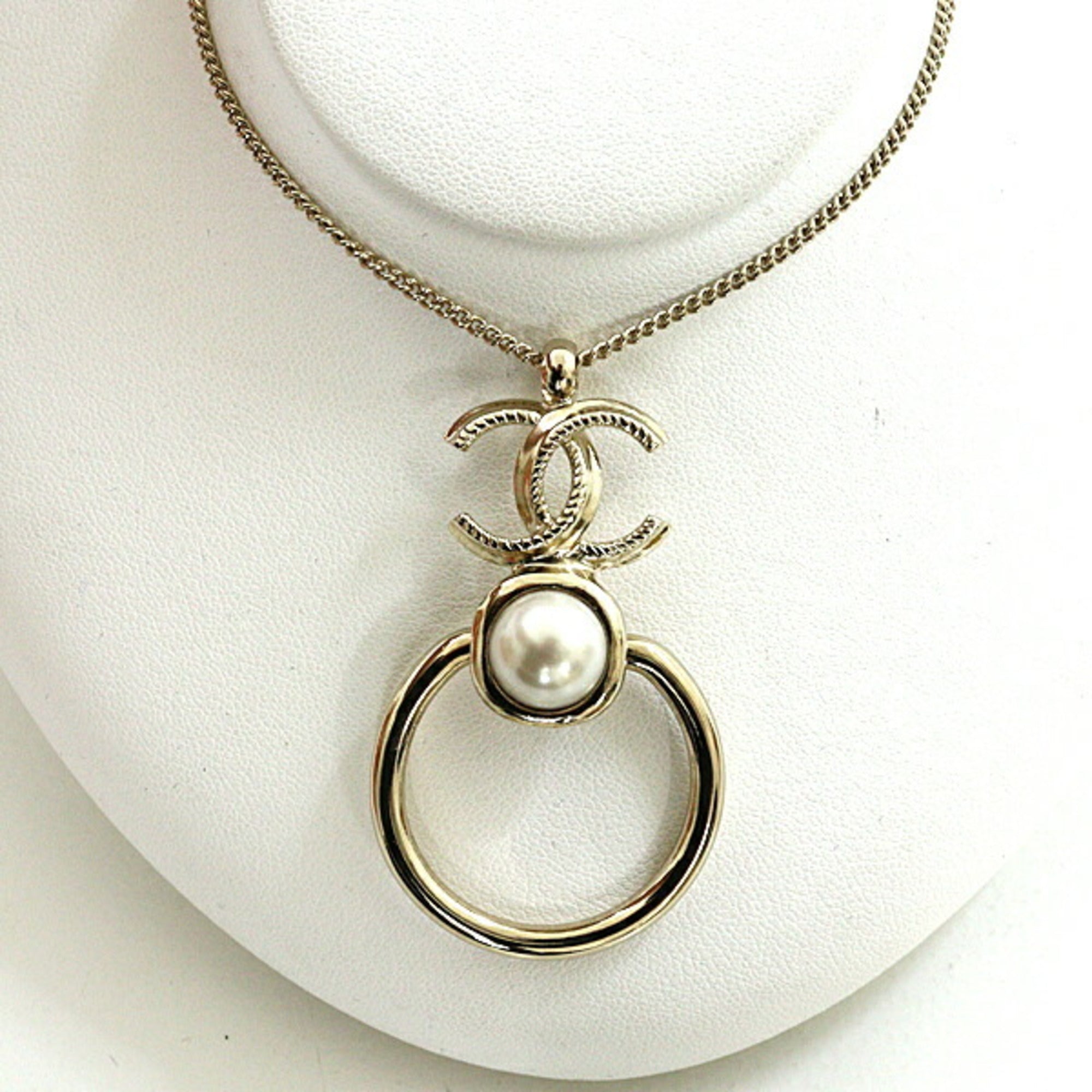 CHANEL GP Necklace Light Gold — Like New