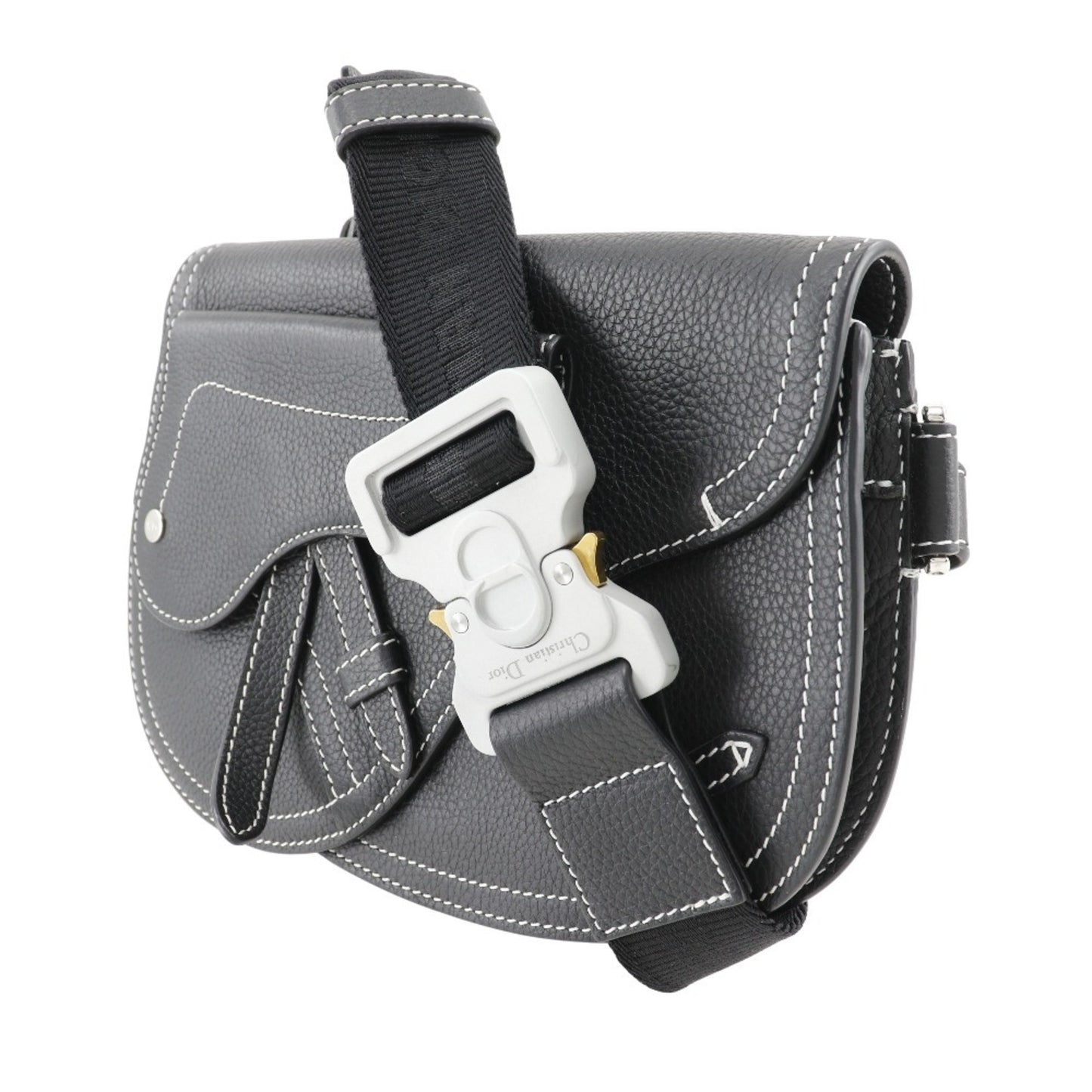 Dior Saddle Body Bag Calf Black Men's