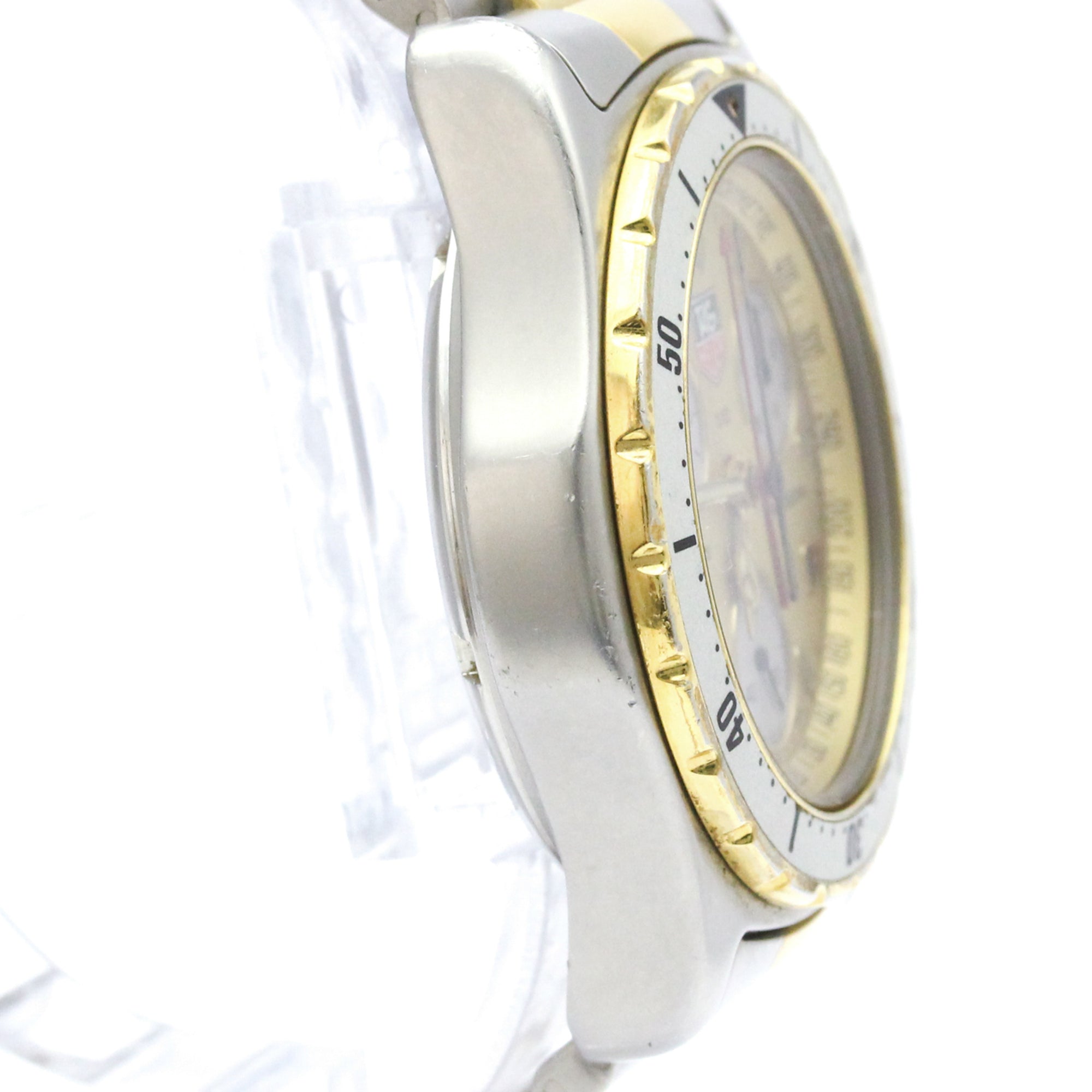 TAG HEUER 2000 Professional Chronograph Gold Plated Steel Watch CE1121 — Good