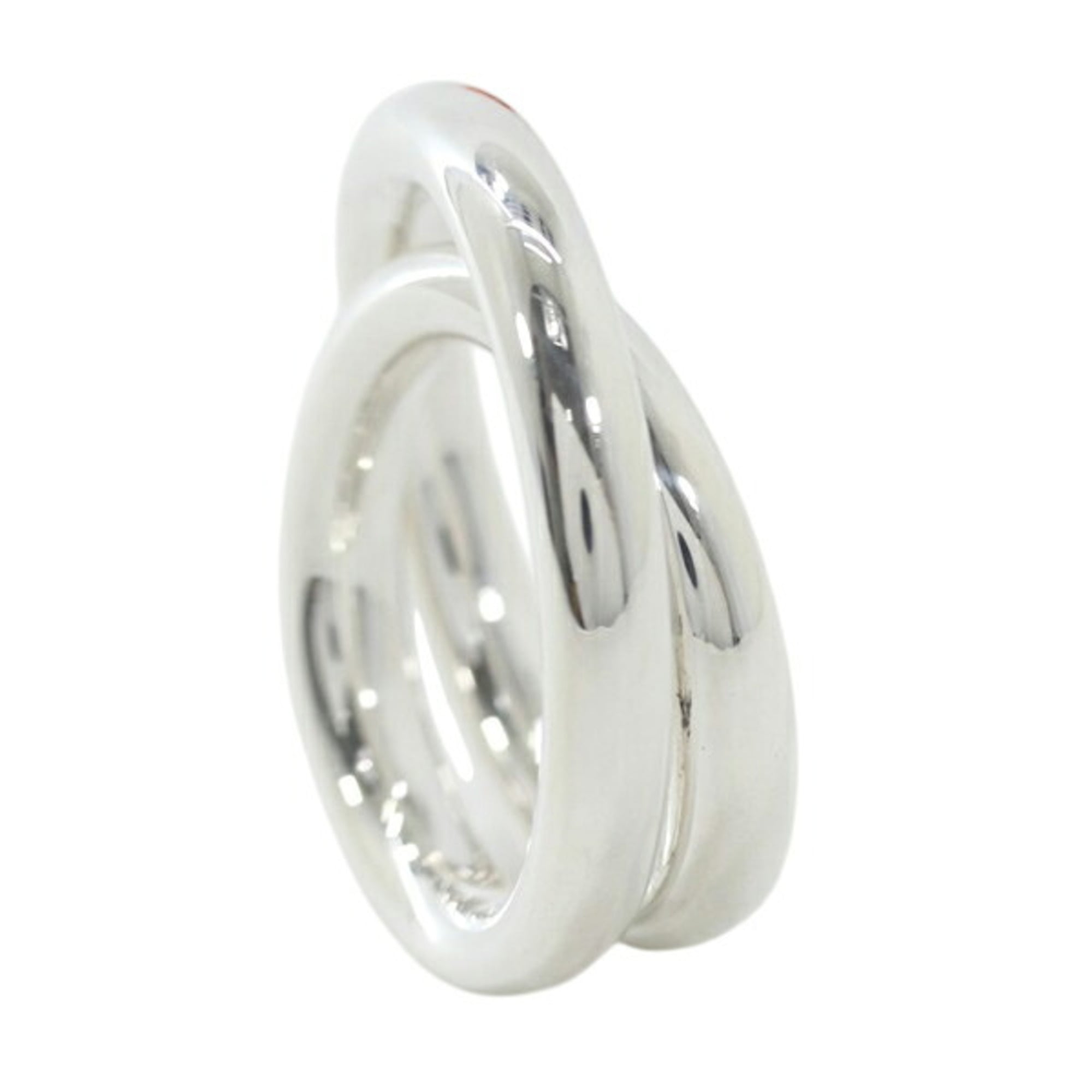 HERMES Vertige Ring #55 Ag925 (Margiela style ring, men's/women's, T6180) — Like New