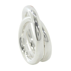 HERMES Vertige Ring #55 Ag925 (Margiela style ring, men's/women's, T6180) — Like New
