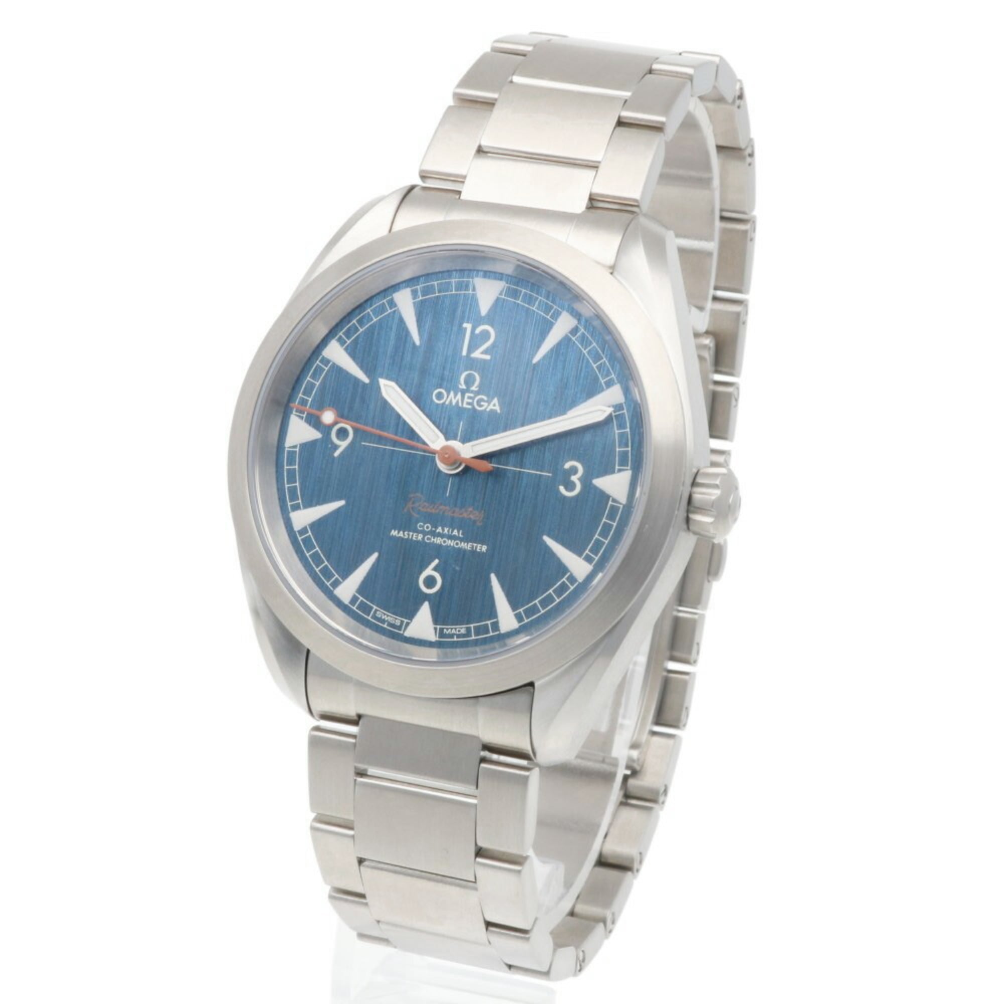 Omega Railstar watch, stainless steel automatic, men's OMEGA — Very Good