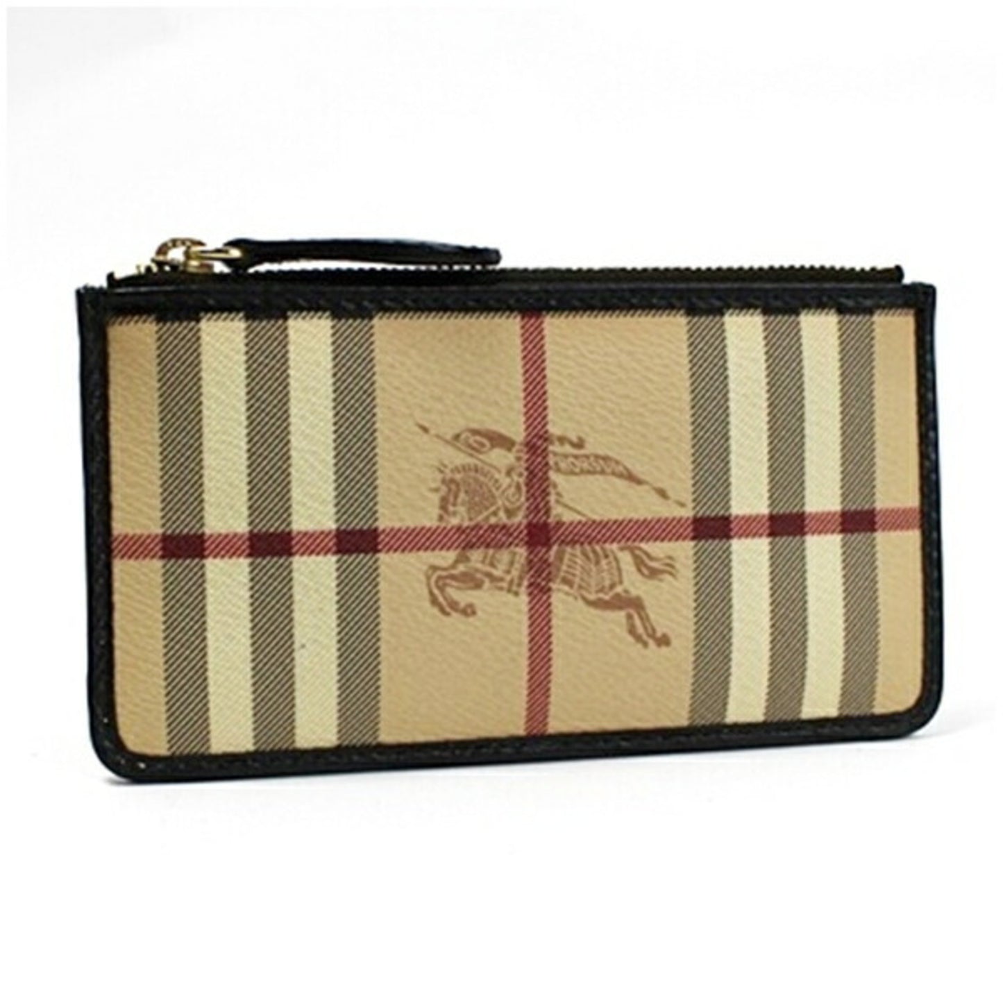 Burberry coin case Nova check Shadow Horse Beige Men's purse Fragment Storage