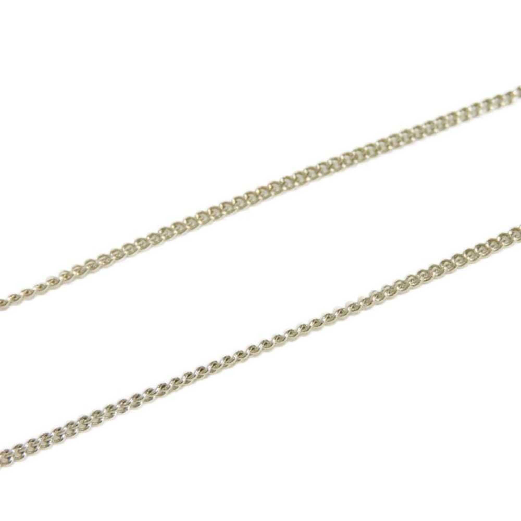 Chanel necklace, Coco Mark crystal rope circle lifesaver round rhinestone B19C CC mark clear AB0515 women's — Like New