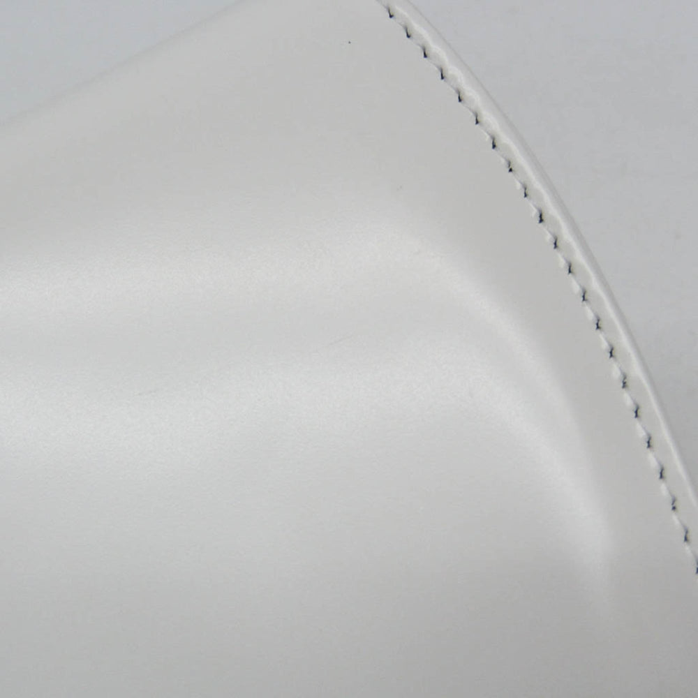 Salvatore Ferragamo Gancini Wanda AU-21 3485 Women's Leather Handbag,Shoulder Bag White — Like New