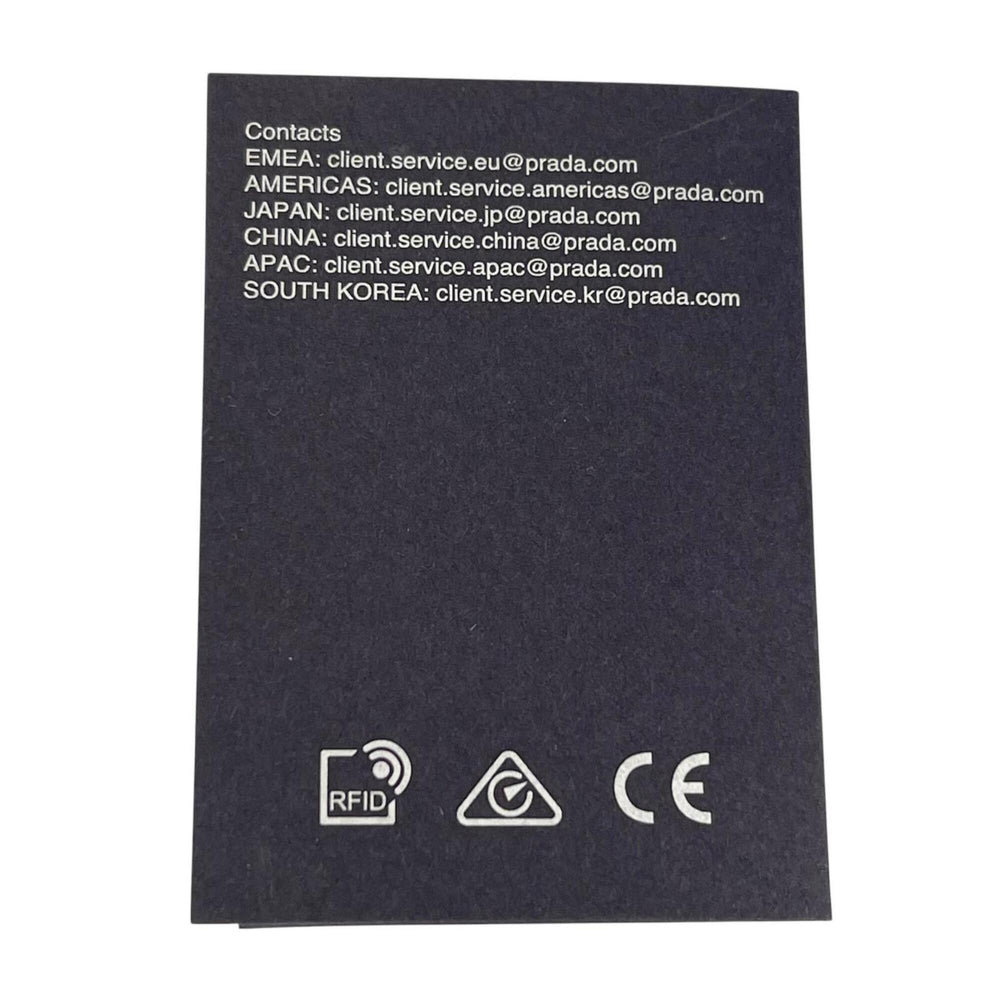 PRADA Re-Nylon Triangle Logo Cosmetic Pouch, Nylon Black, Made in Italy, Women's, with Box — Like New