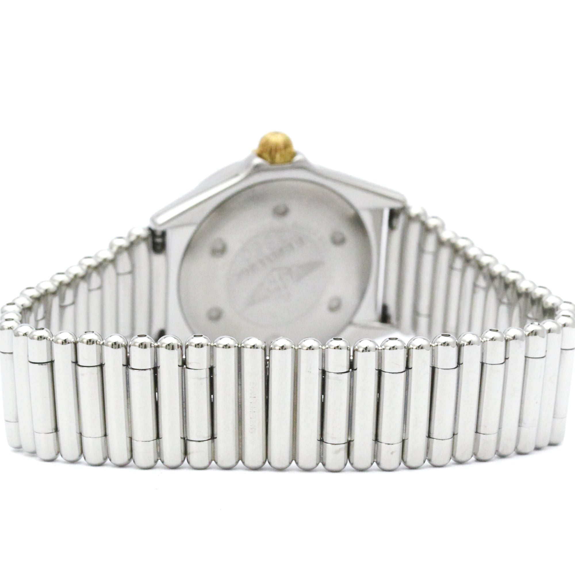 BREITLING Callistino 18K Gold Steel Quartz Ladies Watch B52043 Polished — Very Good