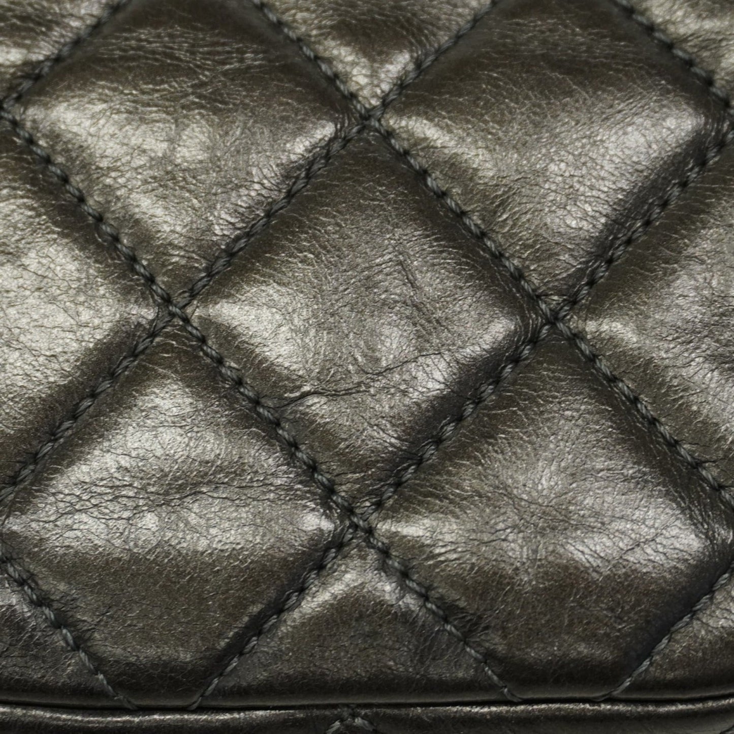 Chanel Matelasse Shoulder Bag with Double Chain, Calfskin, Black, Women's