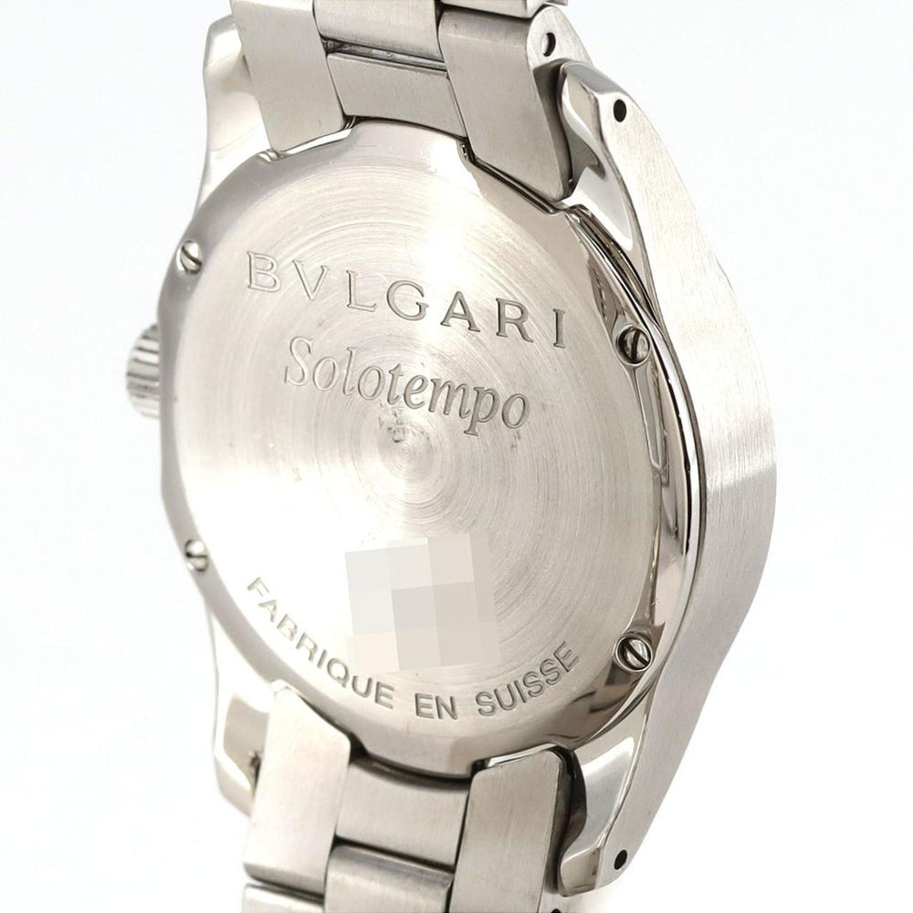 Bvlgari Solotempo ST30S ST30BSSD SS Wristwatch Quartz — Very Good