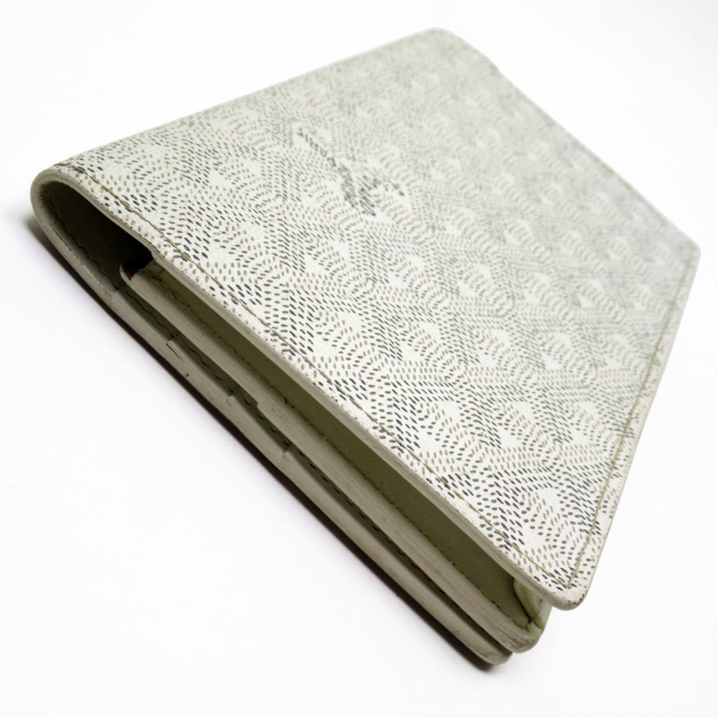 GOYARD Bi-fold Long Wallet Leather White Men's Women's t19234a