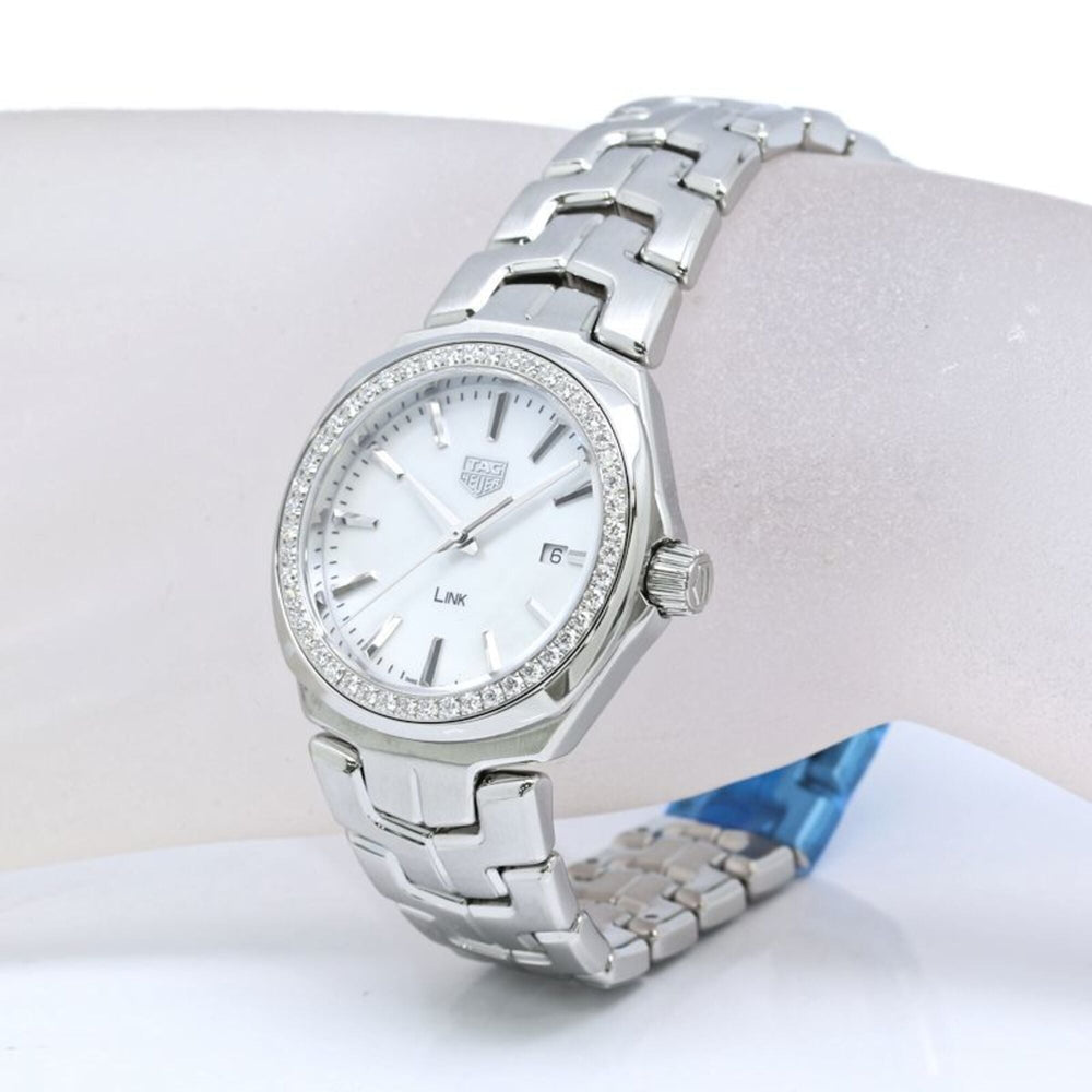 TAG Heuer Link Diamond WBC1314.BA0600 Women's Watch, Stainless Steel, 40439 — Very Good