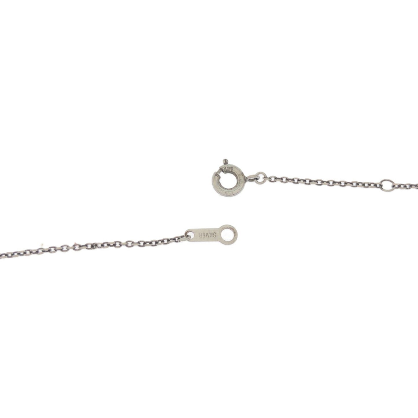 BURBERRY Nova Check Silver Necklace VINATGE AG925 SILVER Women's Mikunigaoka Store IT1VG19X6OQ0 RM0101V