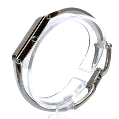 Gucci GUCCI Watch Square Bangle Total Weight 27g Stainless Steel Quartz Black Dial 1500L — Good