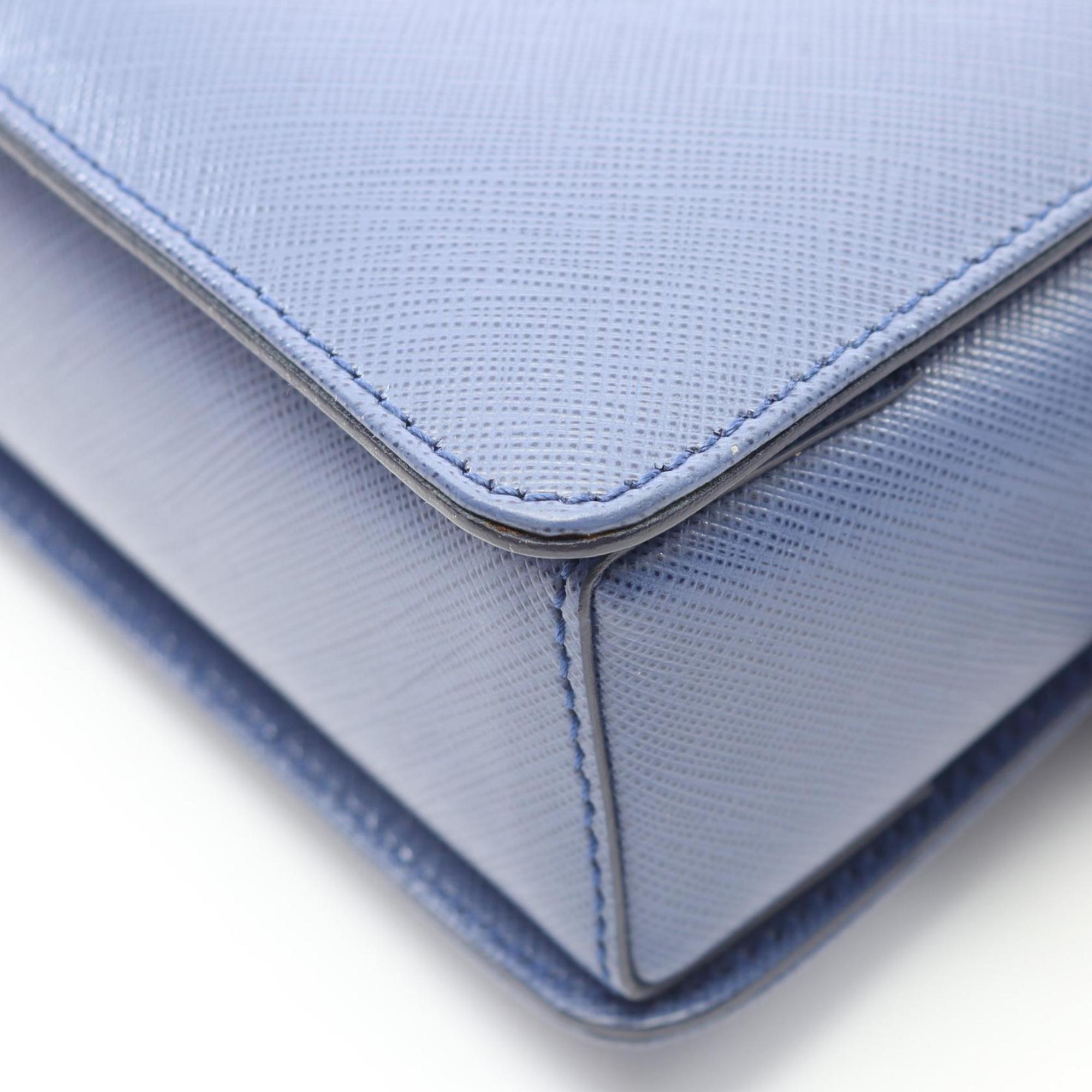 Salvatore Ferragamo Vara Ribbon Handbag, Leather, Women's, Blue, AB-21 E298