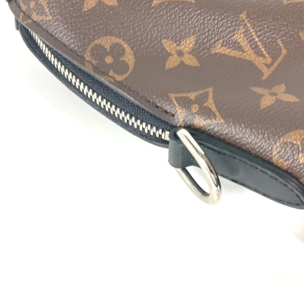 LOUIS VUITTON M54019 Monogram Macassar Porte Document Jour PDJ Bag Shoulder Tote Handbag Canvas Men's Brown G-241125-30 — Like New