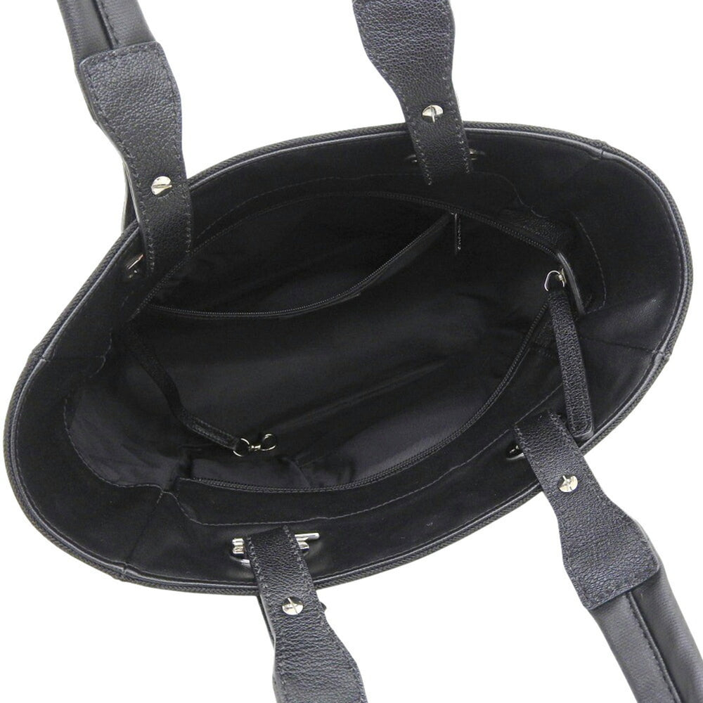 Like new CHANEL Paris-Biarritz PM A34208 with seal, 1 hand tote bag, coated canvas, black — Like New