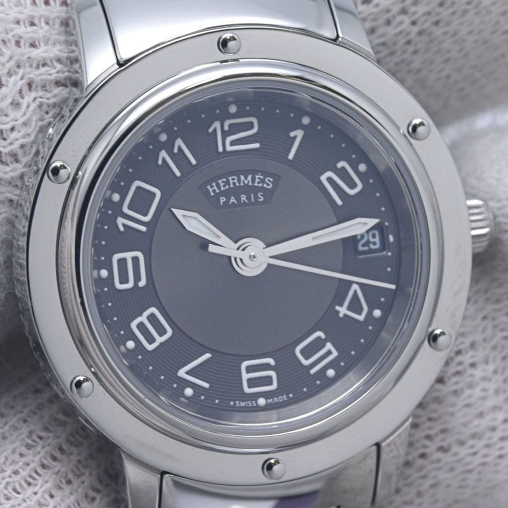 HERMES Clipper Classic CP1.210.230 4969 Women's Watch, Stainless Steel, 130489 — Very Good