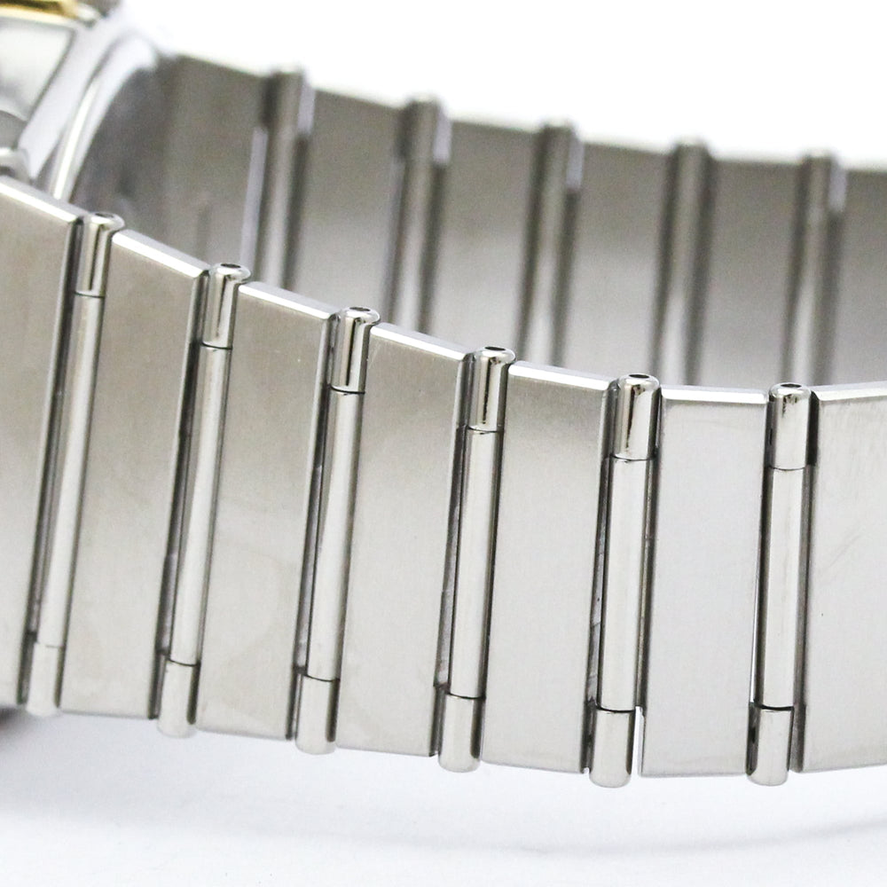 OMEGA Constellation 18K Gold Steel Quartz Mens Watch 396.1070 Polished — Very Good