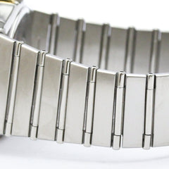 OMEGA Constellation 18K Gold Steel Quartz Mens Watch 396.1070 Polished — Very Good