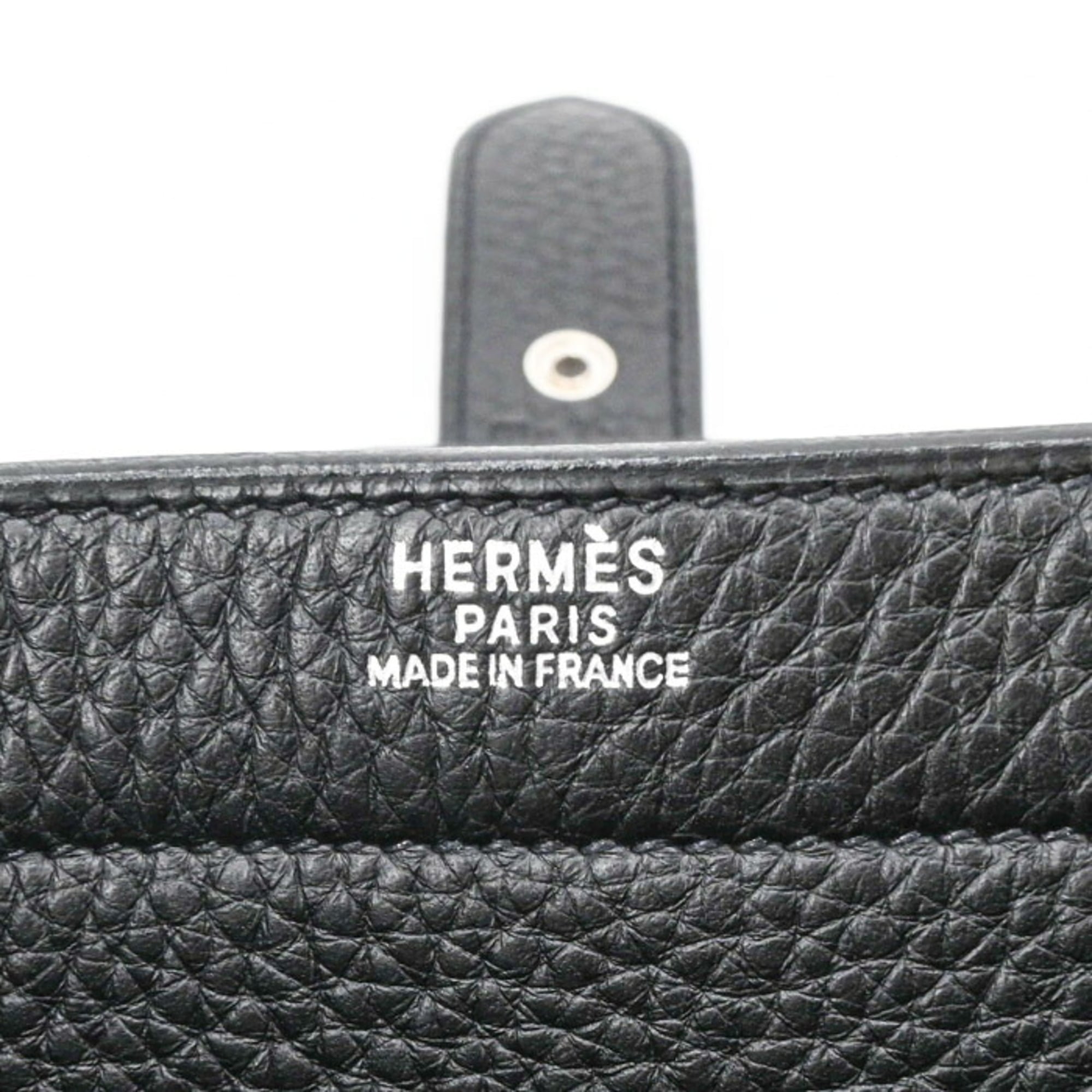 HERMES Sac à Dépêches 27 Handbag Business Bag Taurillon Clemence Leather Black — Like New