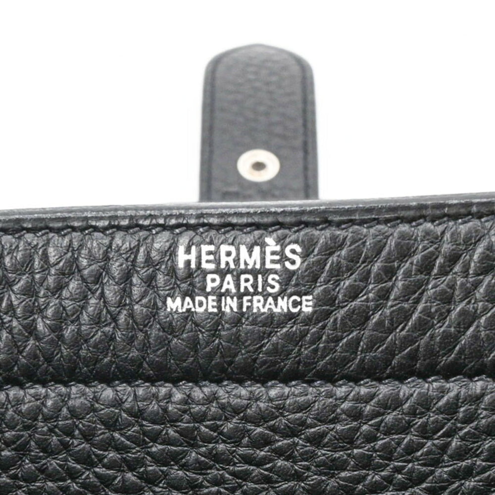 HERMES Sac à Dépêches 27 Handbag Business Bag Taurillon Clemence Leather Black — Like New
