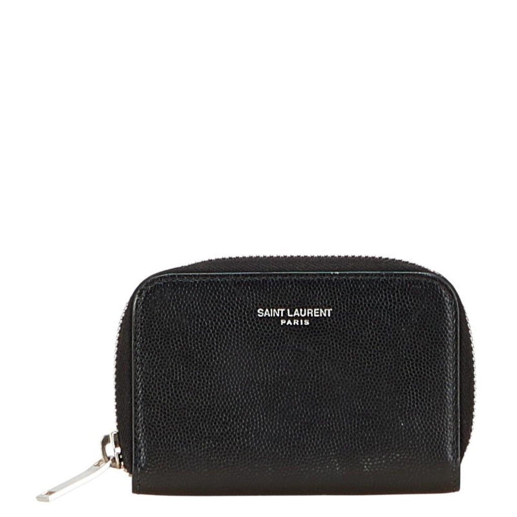 Saint Laurent 506522 Women's Leather Coin Purse/coin Case Black