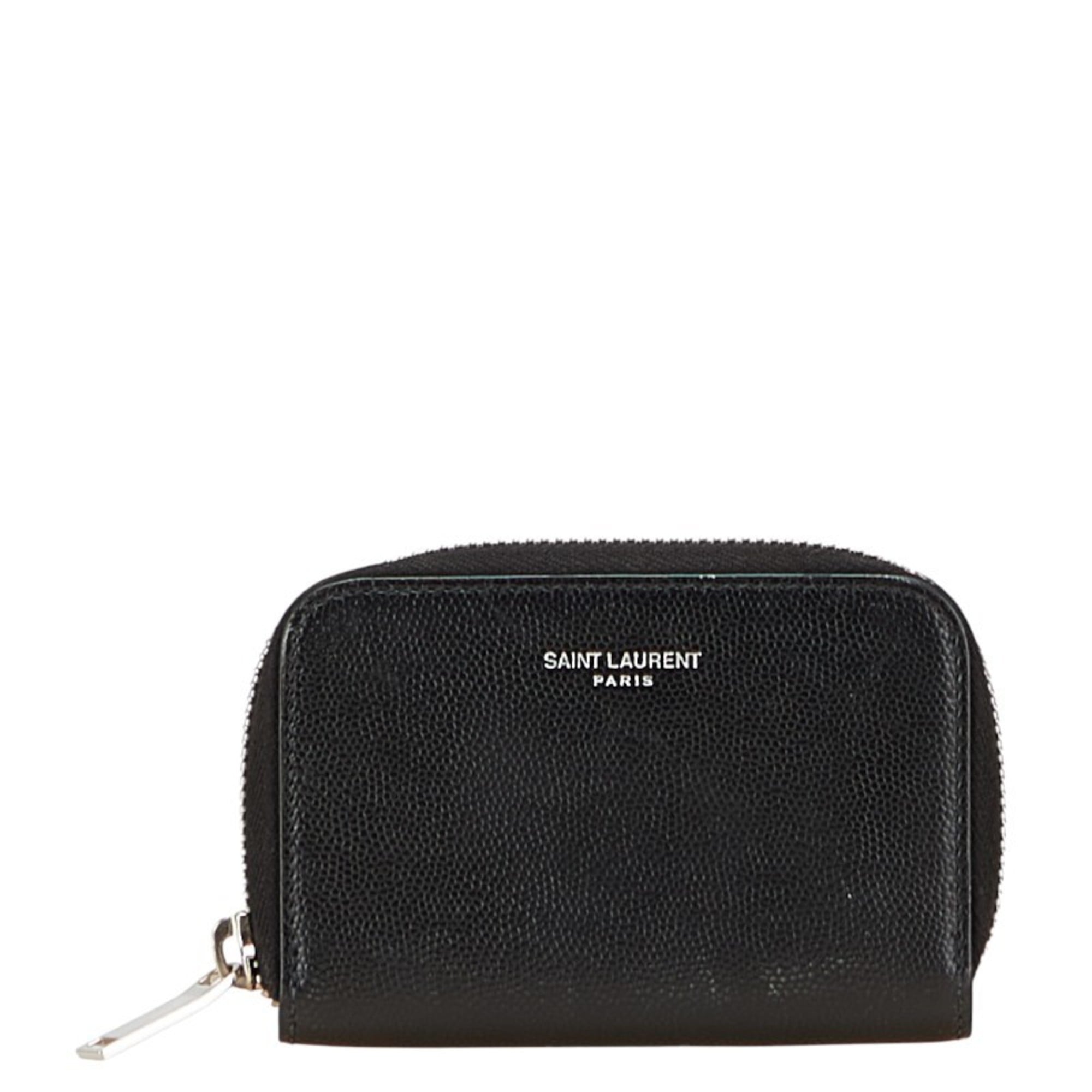Saint Laurent 506522 Women's Leather Coin Purse/coin Case Black