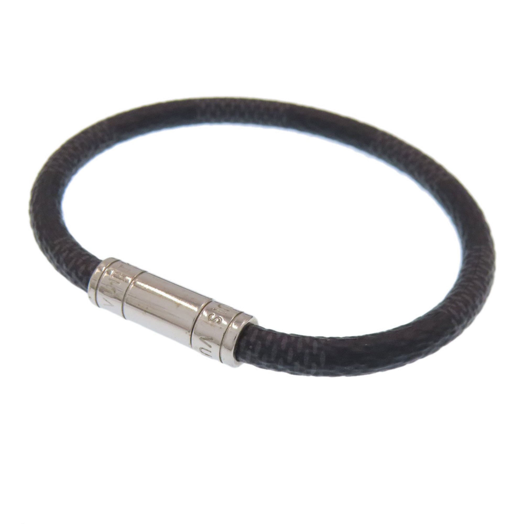 Louis Vuitton M6140E Brassle Keep It Bracelet in Damier Canvas/Metal for Women
