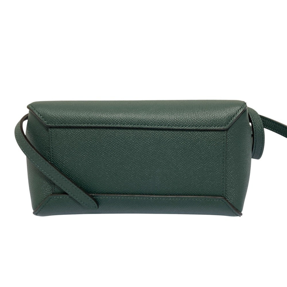 CELINE Nano Belt Bag, 2-Way Shoulder Bag/Handbag, Green, Women's — Like New