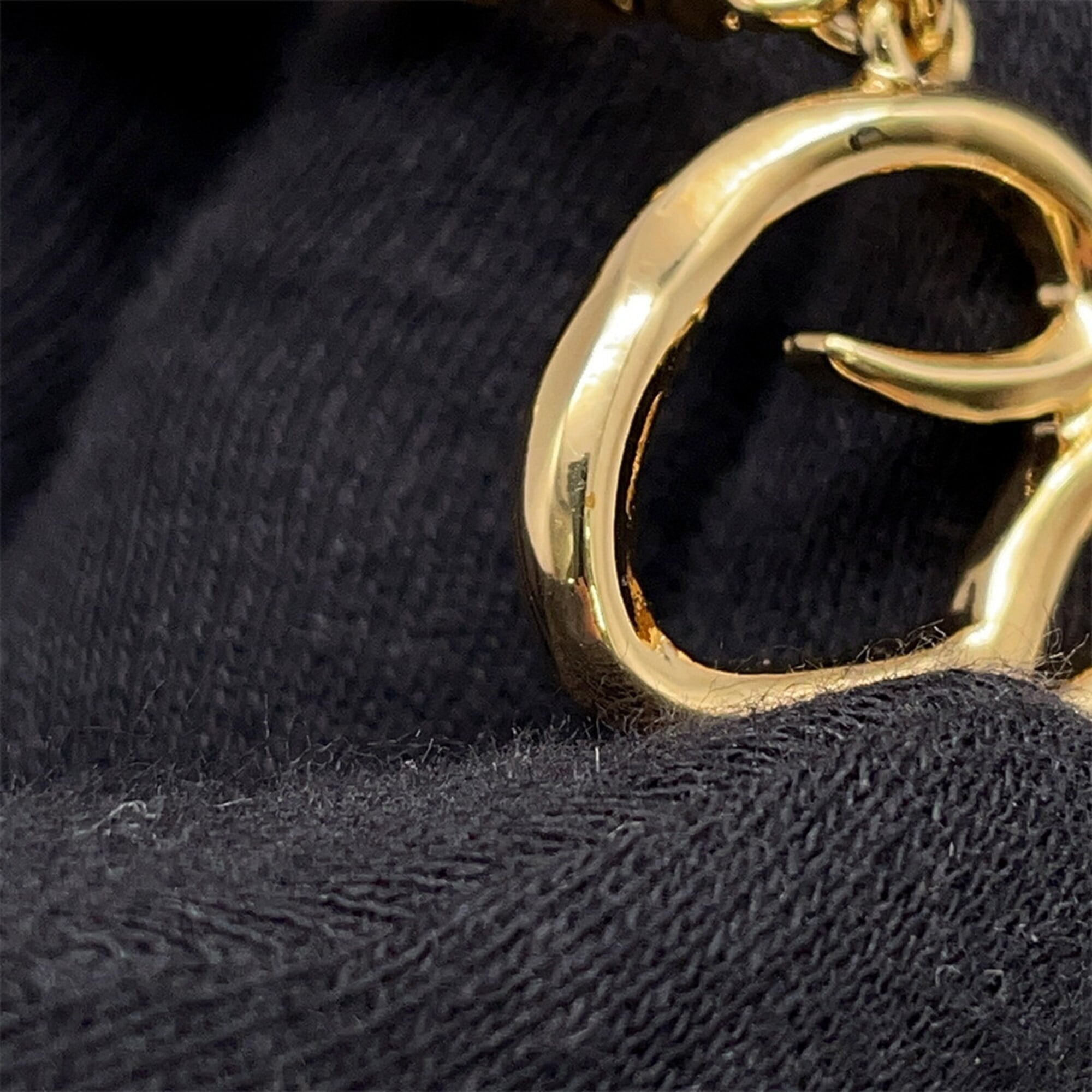 Chanel Necklace I LOVE COCO Coco Mark Rhinestone I24 S ABD430 CHANEL Long NECKLACE — Like New