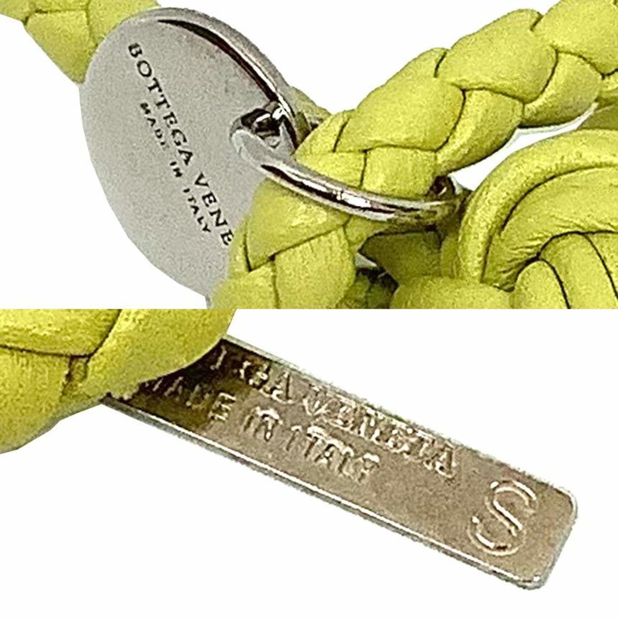 BOTTEGA VENETA Intrecciato Bracelet Yellow S Size Bottega — Like New