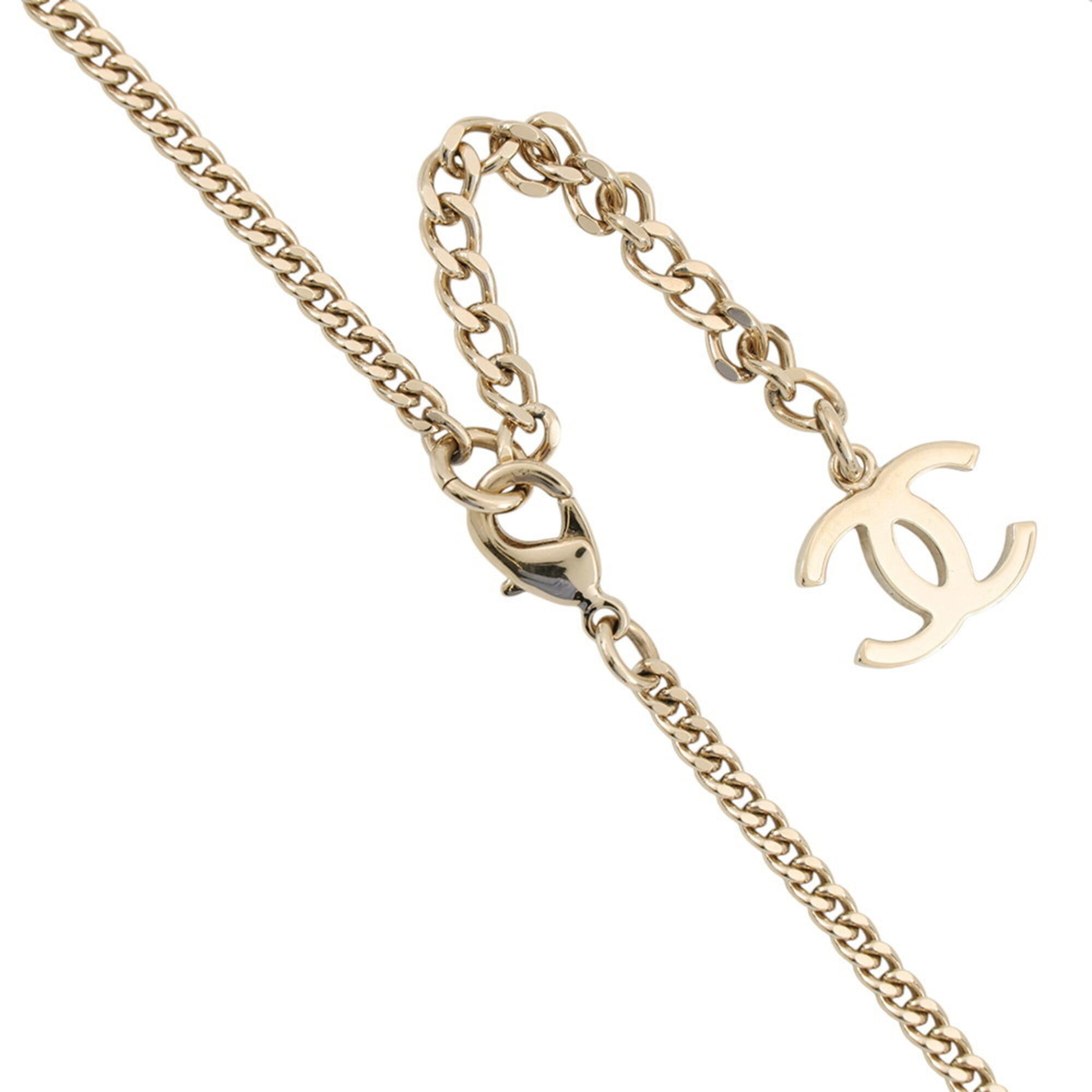 Chanel Necklace, Coco Mark Heart, Faux Pearl, B25B ABG221, CHANEL, Chanel, Women's, CHANEL NECKLACE — Like New