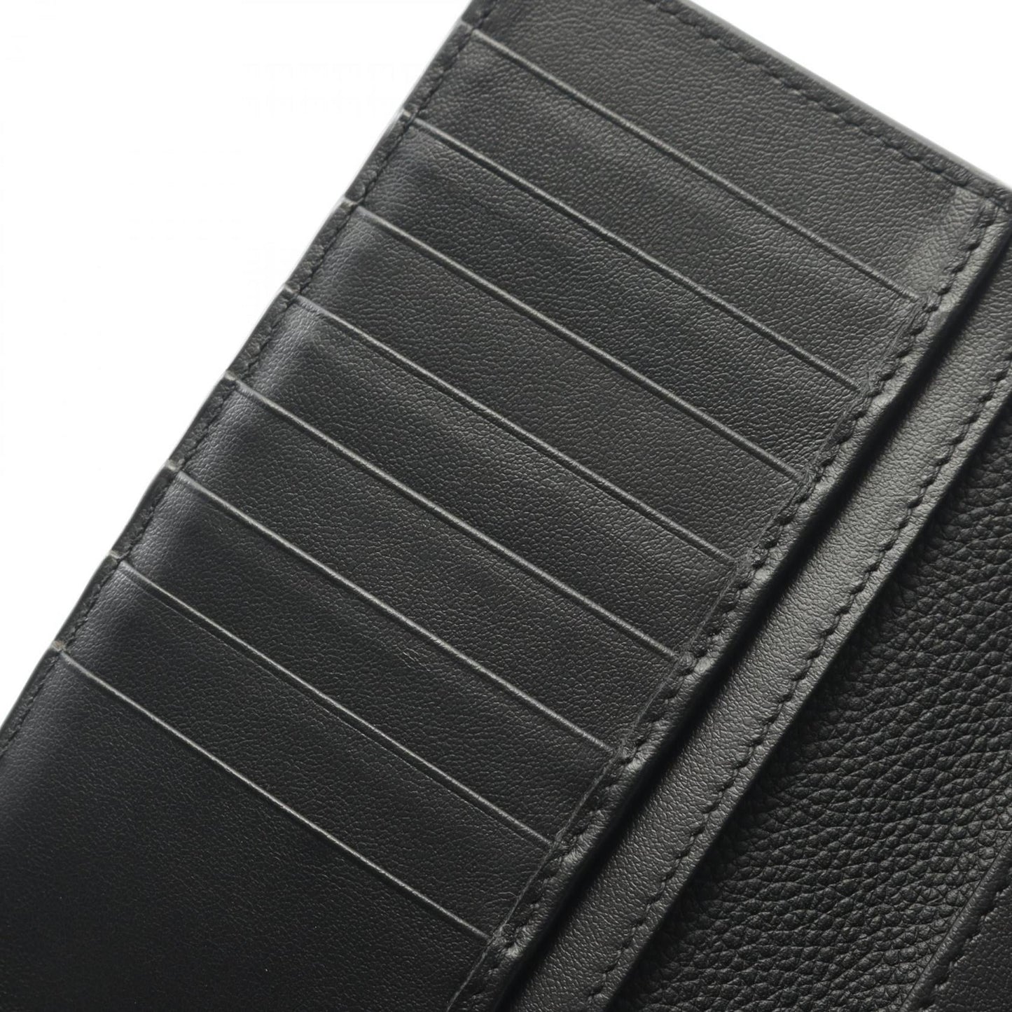 Christian Dior Dior Vertical Wallet, Bi-fold Long Leather, Men's, Black, 2ESBC002FLG