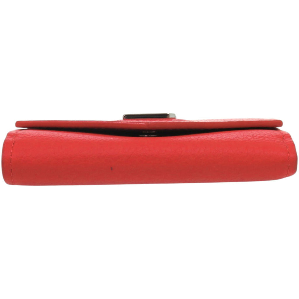 Like new Louis Vuitton Portefeuille Rock Mini M67860 Leather Red Tri-fold Wallet LV 1671 LOUIS VUITTON