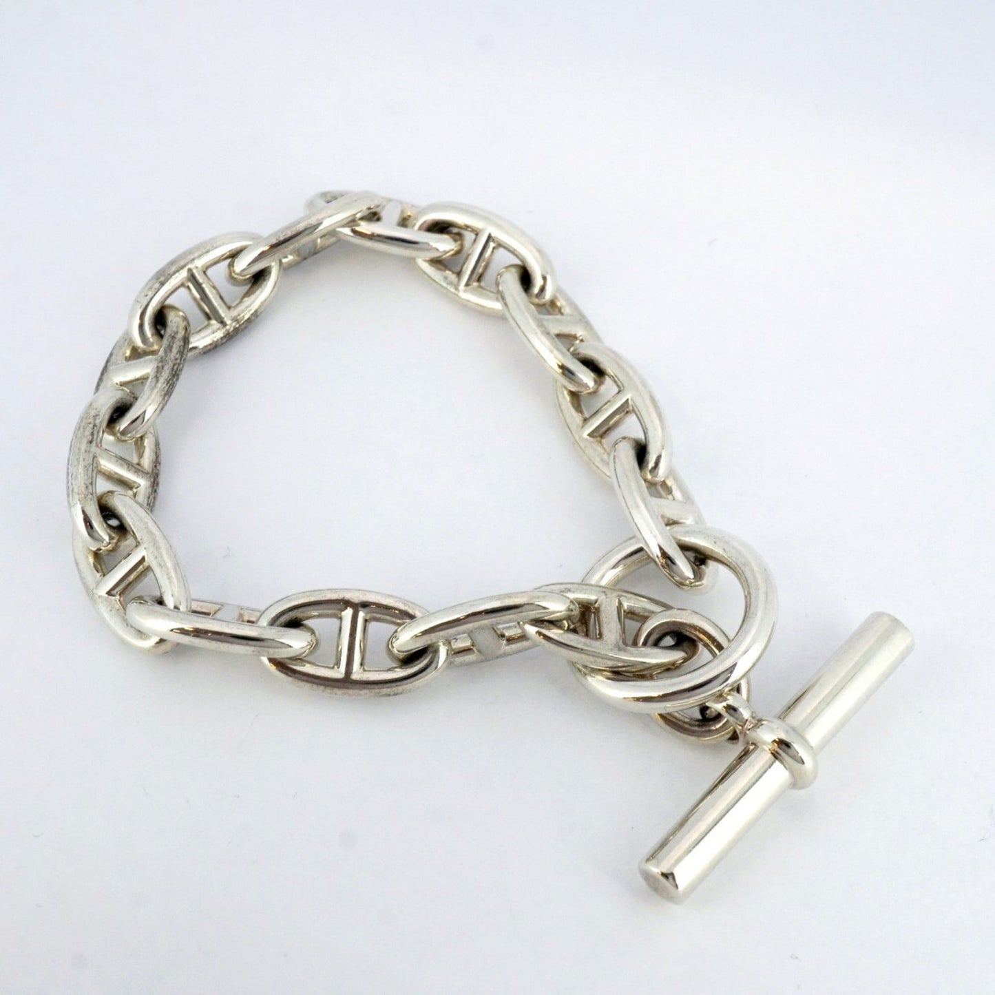 Hermes Hermès Chaine d'Ancre GM Bracelet, 14 links, 925 silver, for men and women
