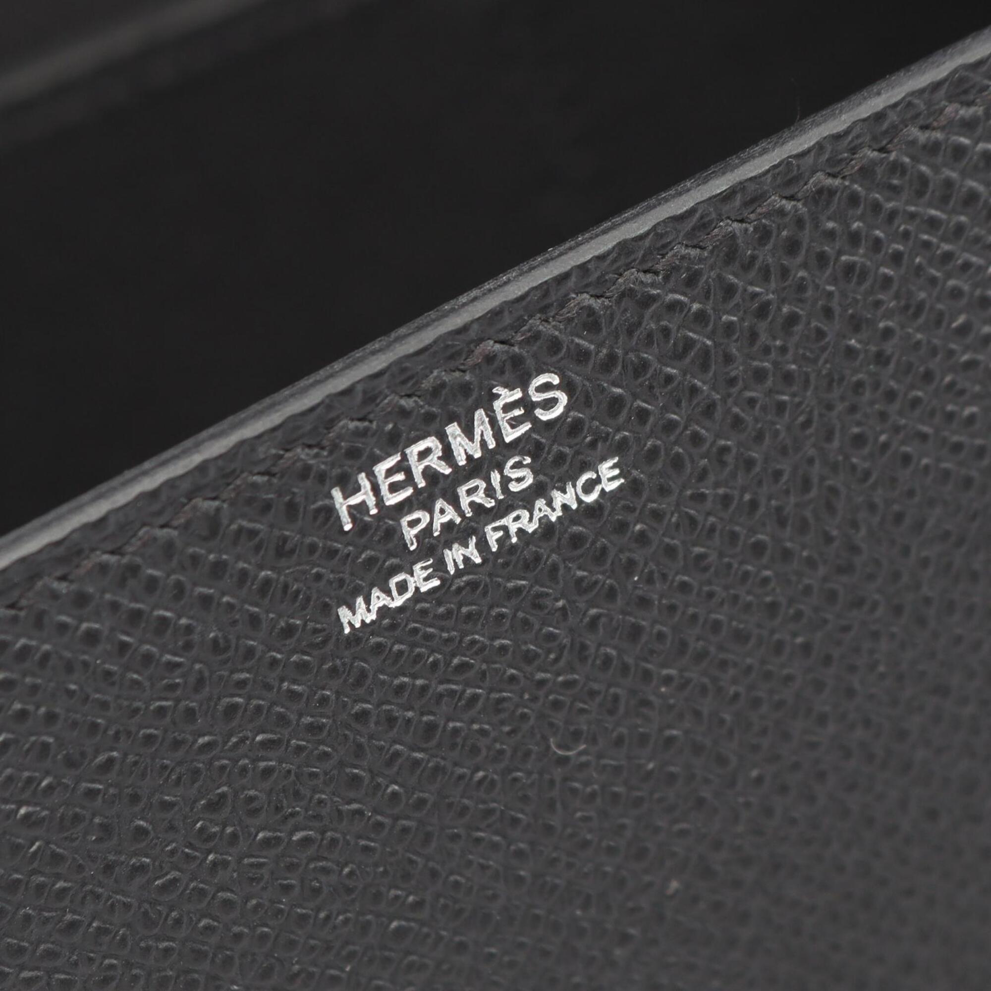 Hermes Della Cavalleria Mini Shoulder Bag/Handbag, Leather (Veau Epsom), Women's, Black — New - Store Return