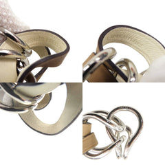 Hermes VIREVOLTE Necklace, Metal and Leather, Brown, U Stamp (Made in 2022), 1522HERMES — Like New