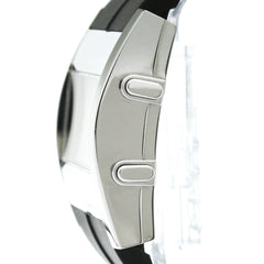 TAG HEUER Microtimer Steel Rubber Quartz Mens Watch CS111C Polished — Very Good