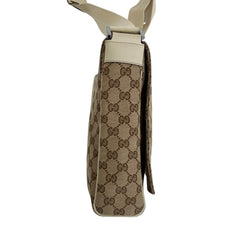 GUCCI GG Canvas Messenger Bag Shoulder 146236 Beige Men's Women's — Like New