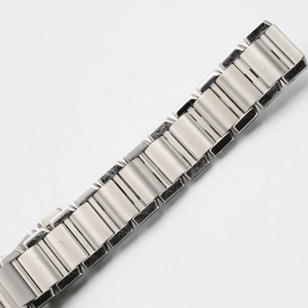 Cartier Tank Française SM Watch, Stainless Steel, Ladies, Pink/Pink Shell, W51028Q3 — Very Good