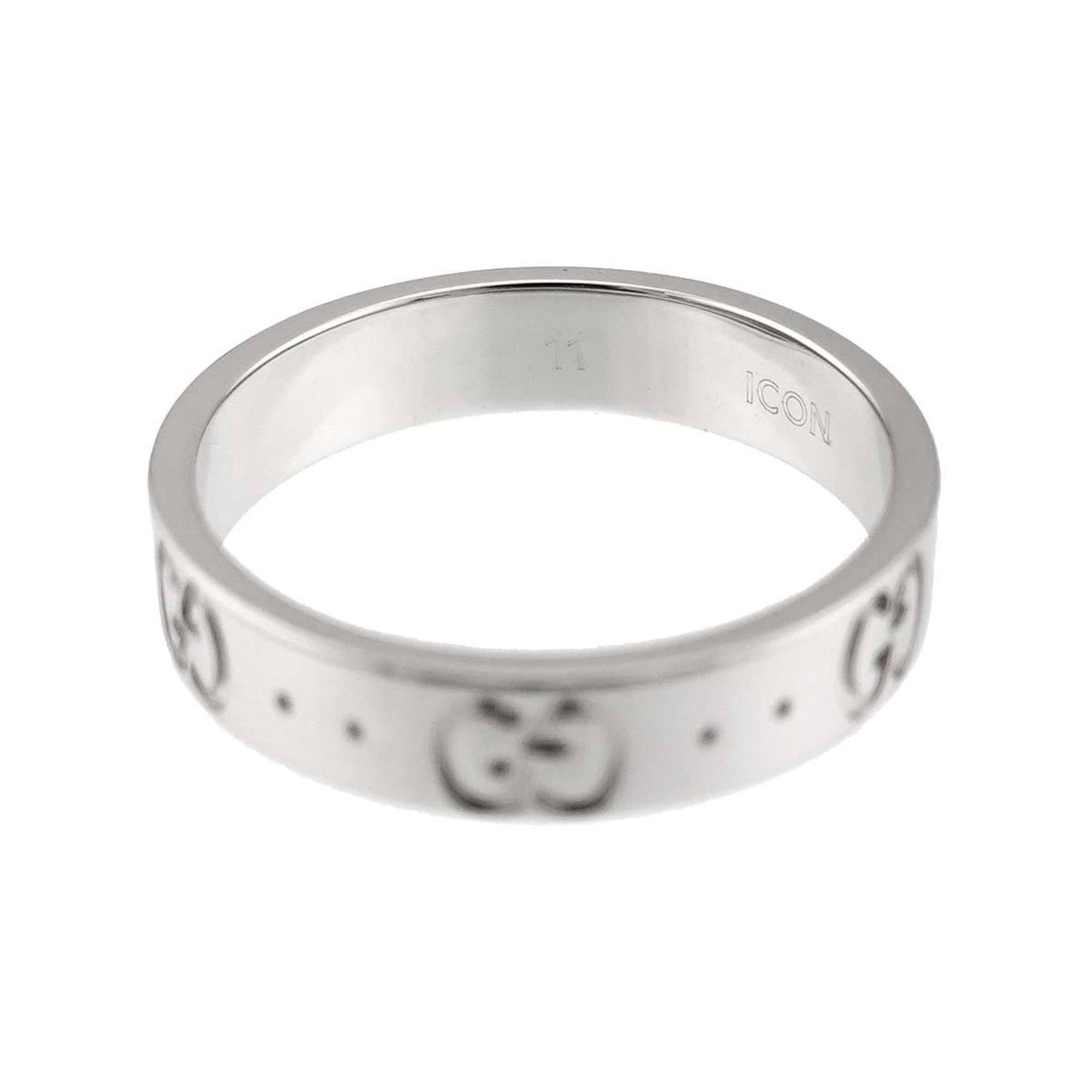 Gucci Icon #11 Ring, 18K WG (White Gold 750) — Like New