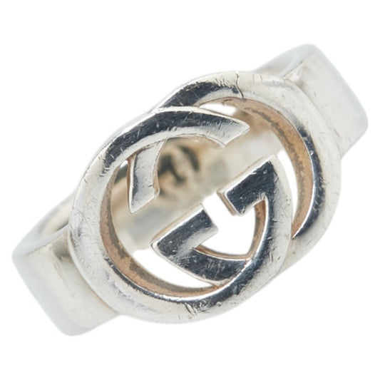 Gucci Interlocking G Ring #9 SV925 Silver Women's GUCCI