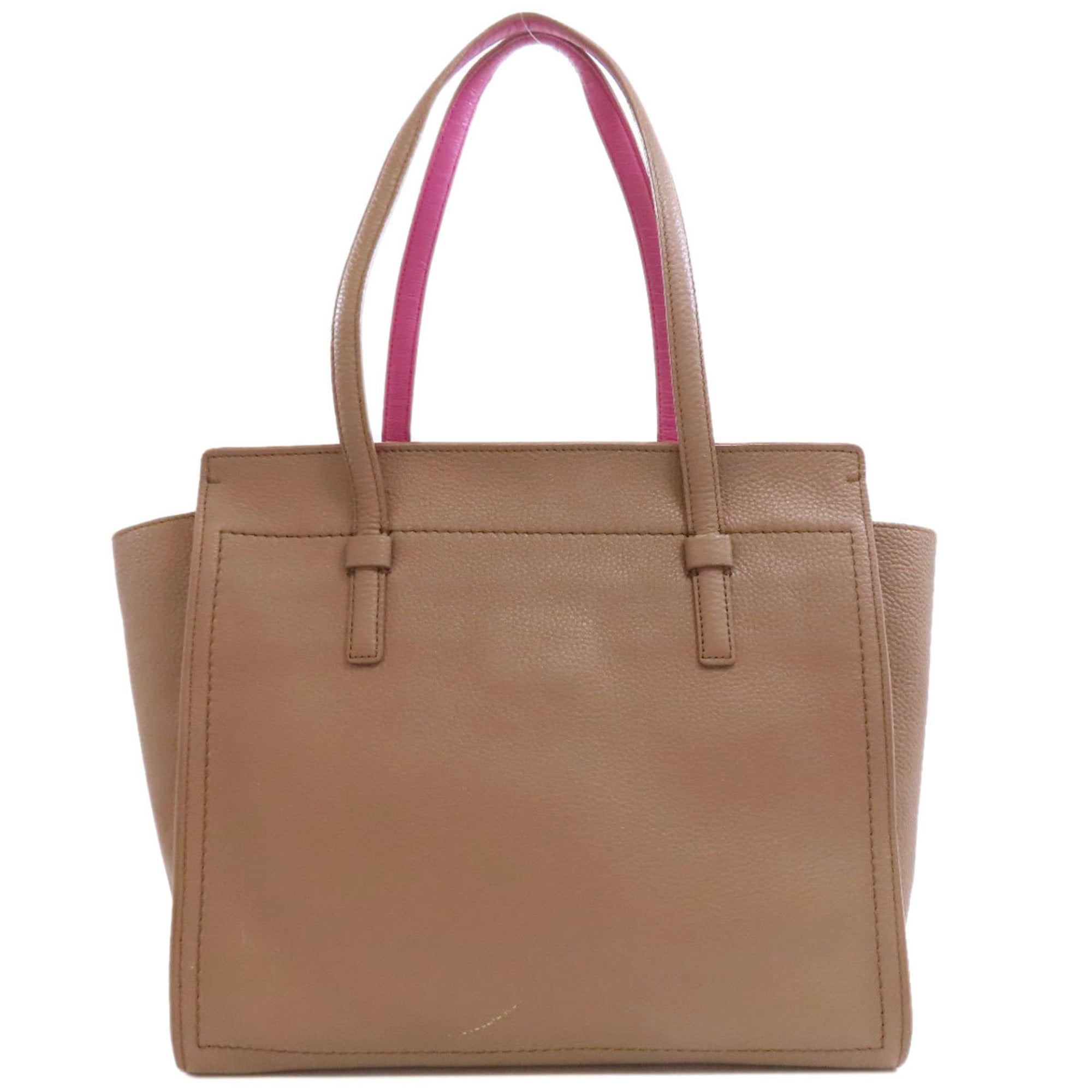 Salvatore Ferragamo Amy Gancini hardware leather tote bag for women.